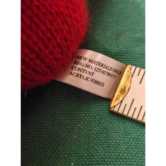 Mélange Collection Knit Santa Ornament Alpaca / Wool/ Acrylic Vintage Christmas - Picture 5 of 7